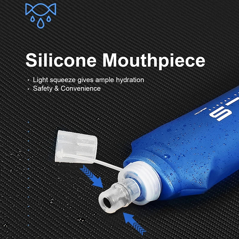 Bouteille d’eau pliable en flasque souple – Hydratation légère en extérieur