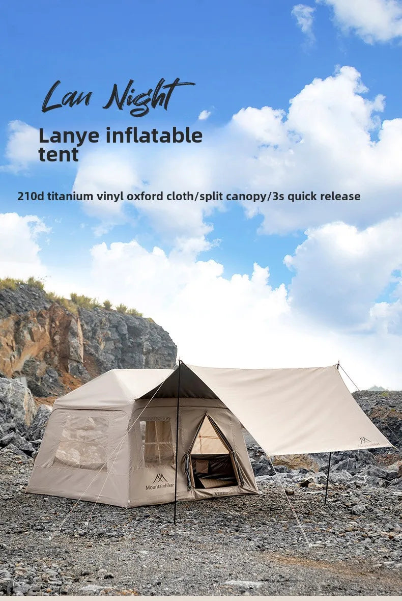Abri de plage imperméable – Tente de camping familiale protégée UV