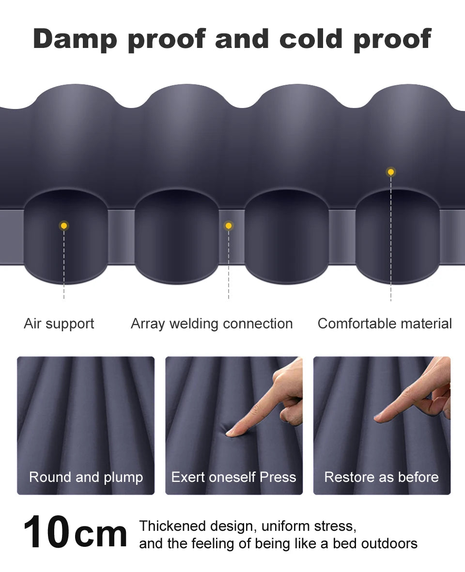 Matelas de camping auto-gonflant