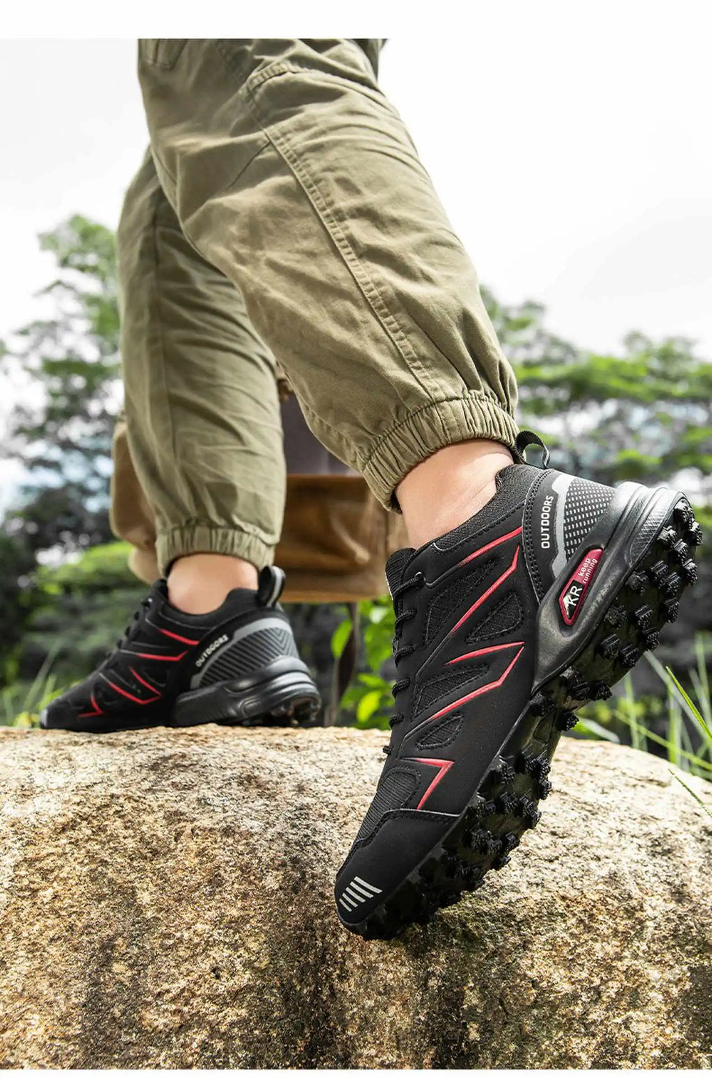Chaussures de randonnée imperméables – Baskets de trekking en plein air pour hommes