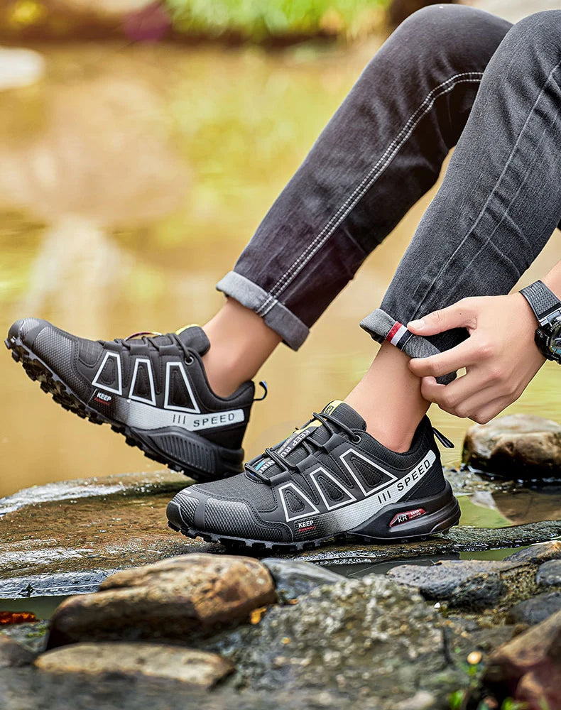 Chaussures de randonnée imperméables – Baskets de trekking en plein air pour hommes