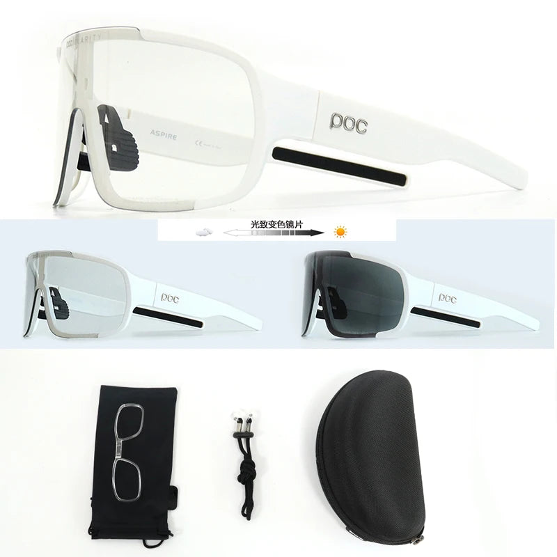 Lunettes de soleil de cyclisme polarisées – Lunettes de sport de plein air coupe-vent