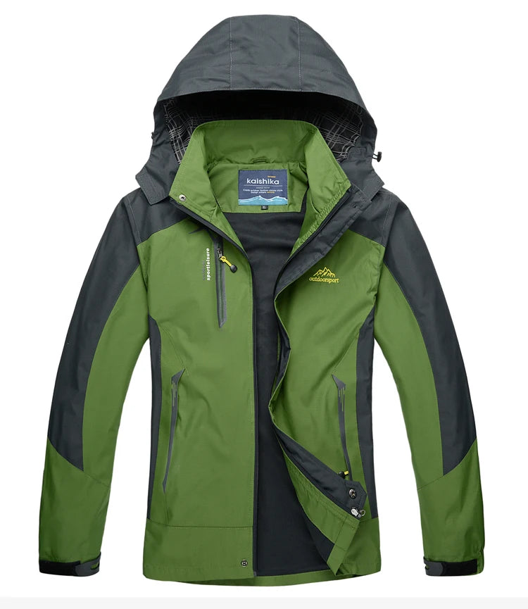 Veste de randonnée imperméable – Coupe-vent d’extérieur pour hommes