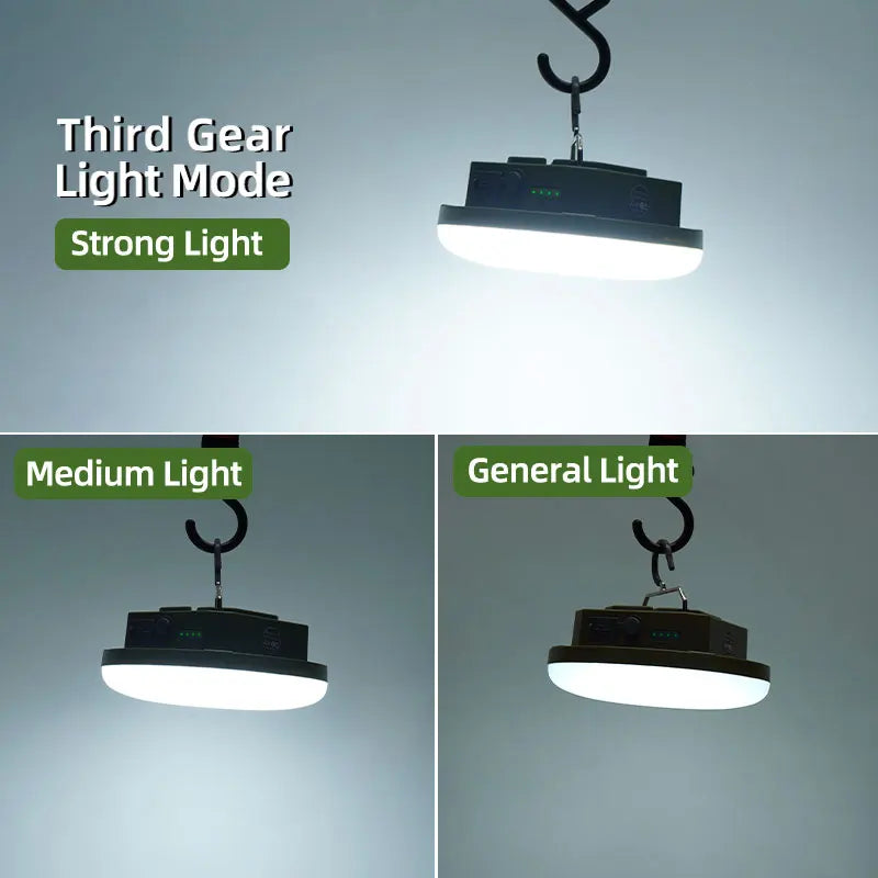 Lanterne de camping LED rechargeable – Lumière magnétique extérieure portable