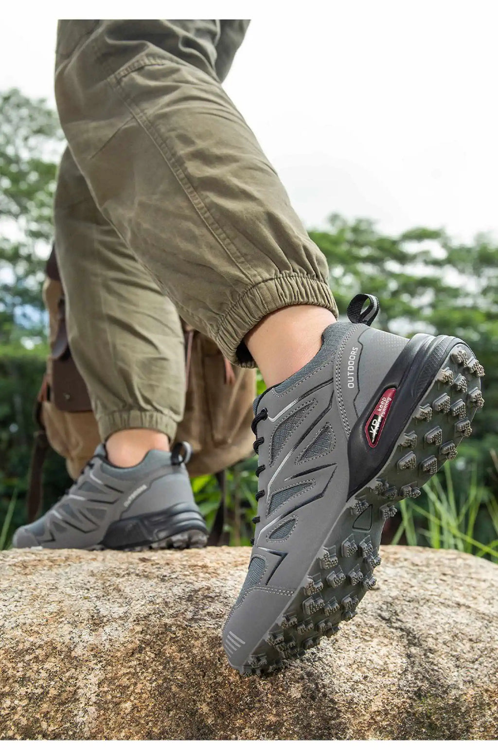 Chaussures de randonnée imperméables – Baskets de trekking en plein air pour hommes