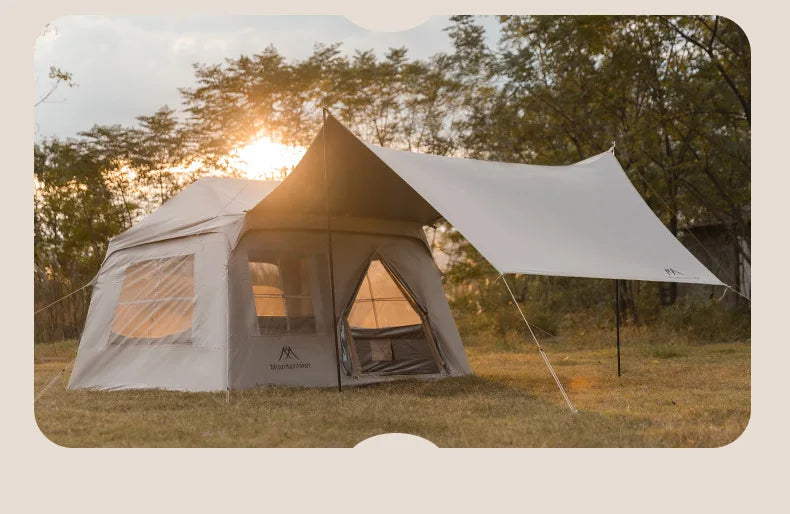 Abri de plage imperméable – Tente de camping familiale protégée UV