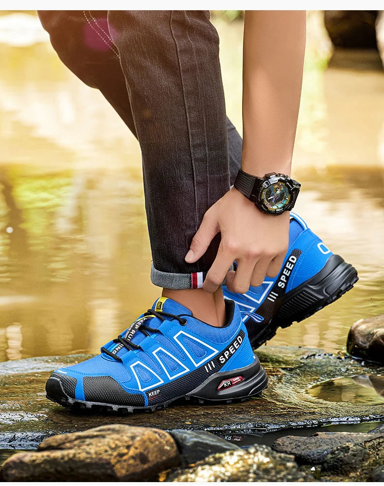 Chaussures de randonnée imperméables – Baskets de trekking en plein air pour hommes