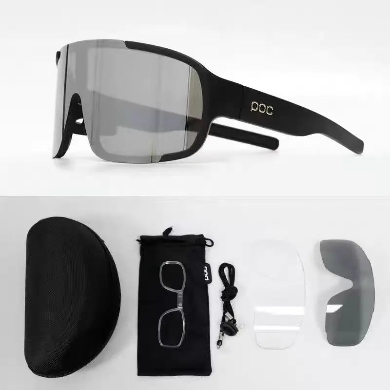 Lunettes de soleil de cyclisme polarisées – Lunettes de sport de plein air coupe-vent