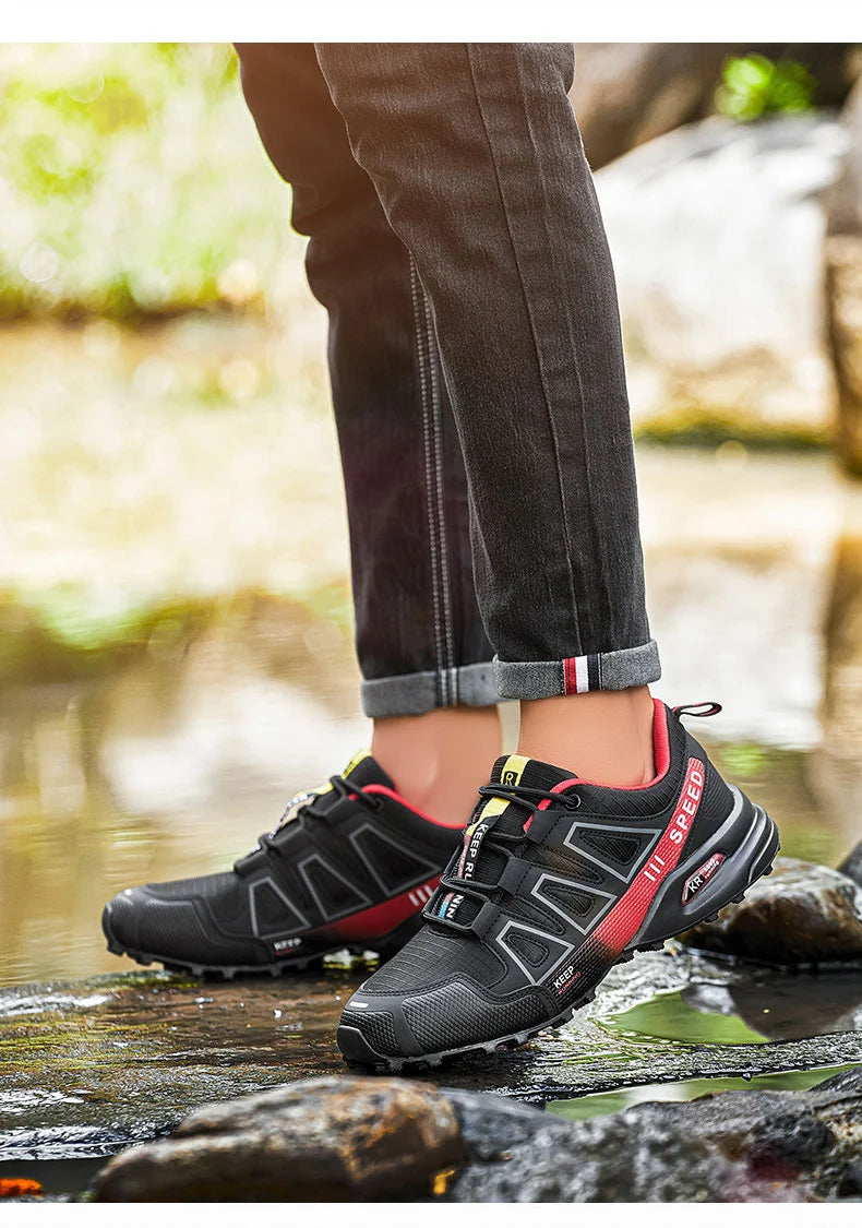 Chaussures de randonnée imperméables – Baskets de trekking en plein air pour hommes