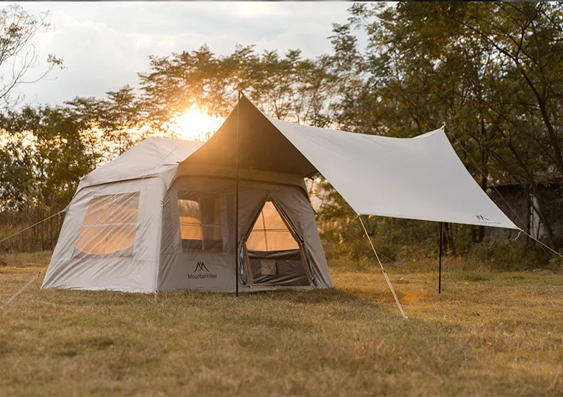 Abri de plage imperméable – Tente de camping familiale protégée UV
