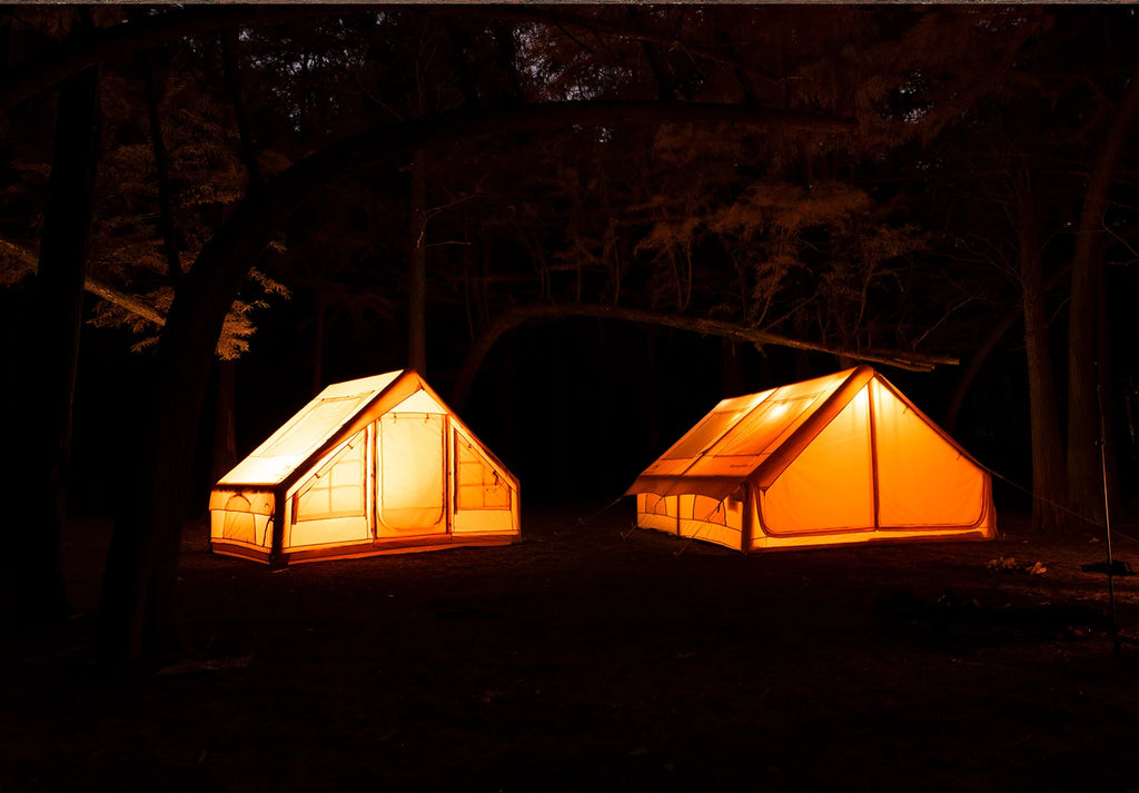 Tente de camping familiale gonflable 3–6 personnes – abri extérieur imperméable
