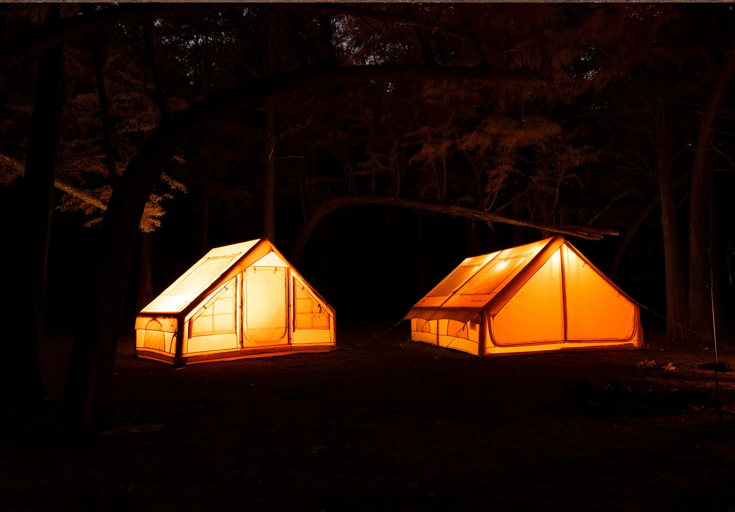 Tente de camping familiale gonflable 3–6 personnes – abri extérieur imperméable