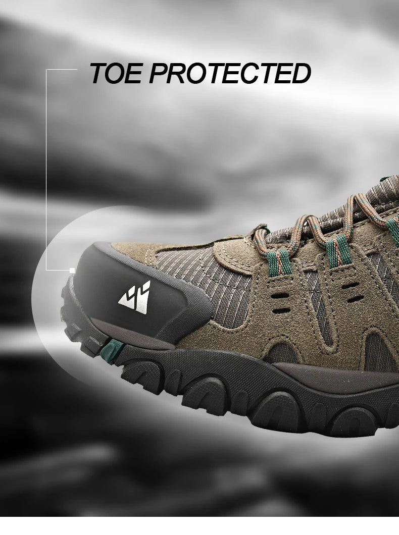 Chaussures de randonnée imperméables pour hommes – Baskets tactiques de trekking en plein air