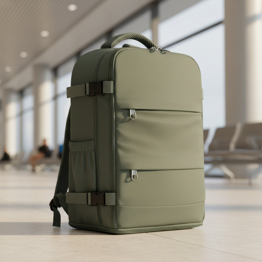 Sac à Dos Cabine Ryanair 40x30x20cm - Bagage à Main Voyage Homme Femme avec Compartiment Ordinateur