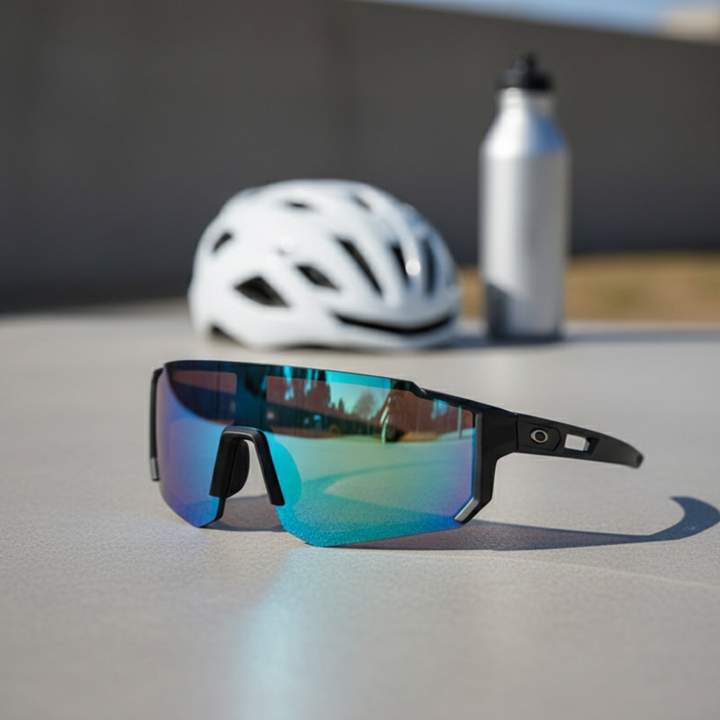 Lunettes de Soleil Cyclisme Femme UV400 Anti-Sable pour Sports Extérieurs