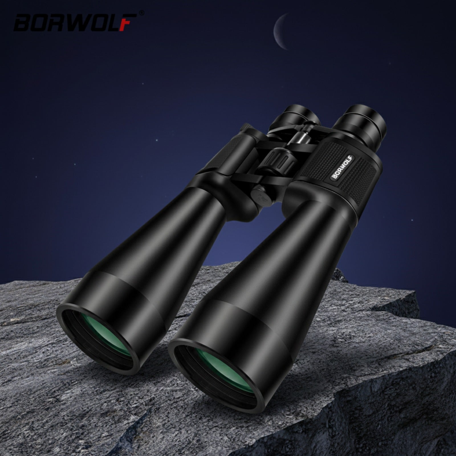 Jumelles BORWOLF 20-60x70 : Télescope Zoom HD Haute Puissance pour Chasse et Astronomie
