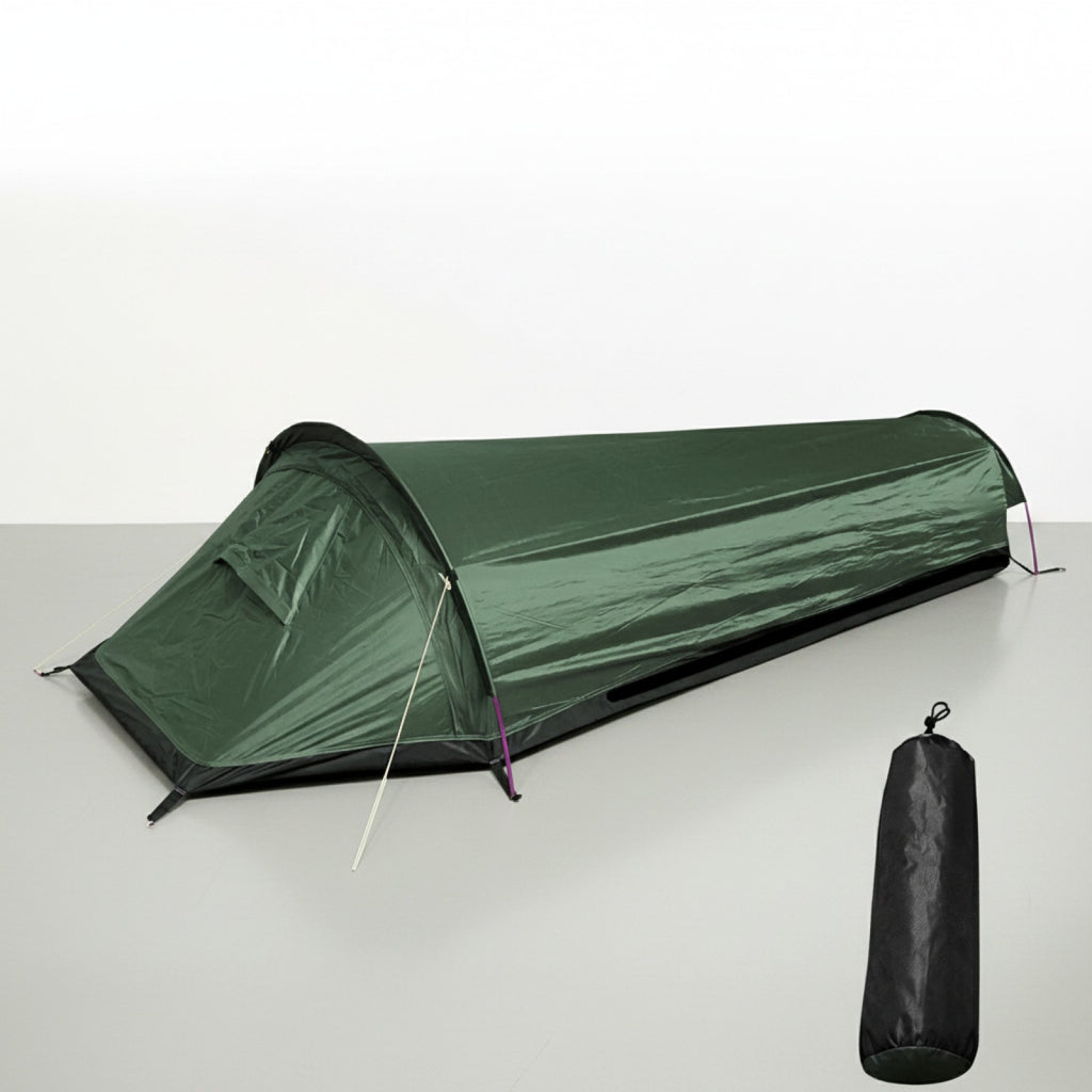 Tente de Camping Ultralégère et Imperméable pour Randonnée Solo