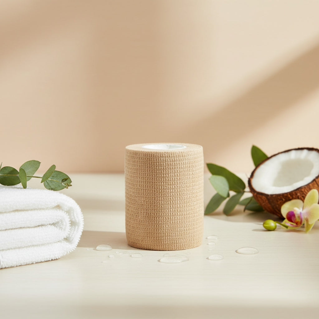 Lot de 10 Bandes Adhésives Médicales Élastiques et Respirantes pour Sport et Premiers Secours (Poignet, Cheville)