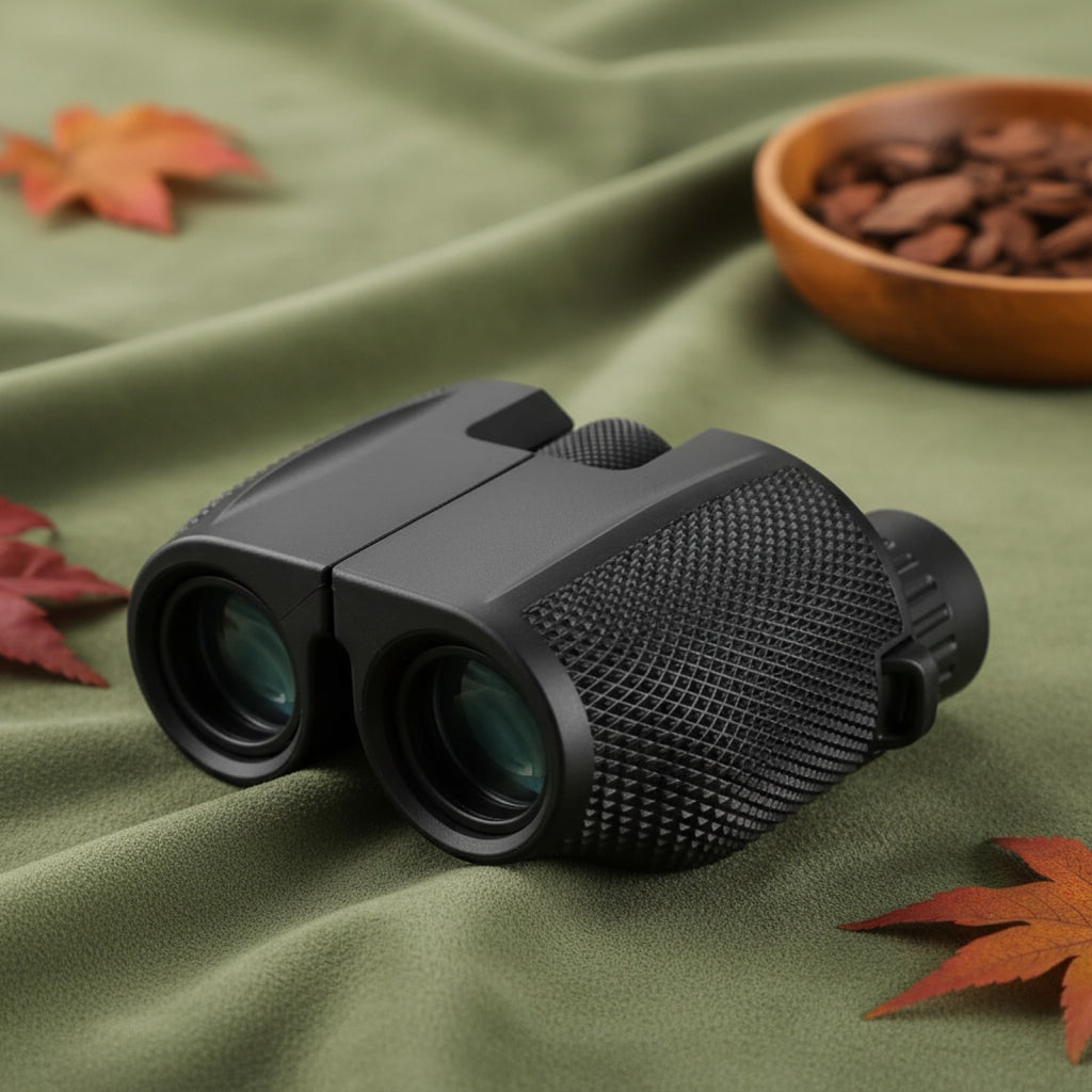 Jumelles Mini Portables 10X25 HD - Télescope BAK4 FMC pour Observation Nature, Chasse, Voyage
