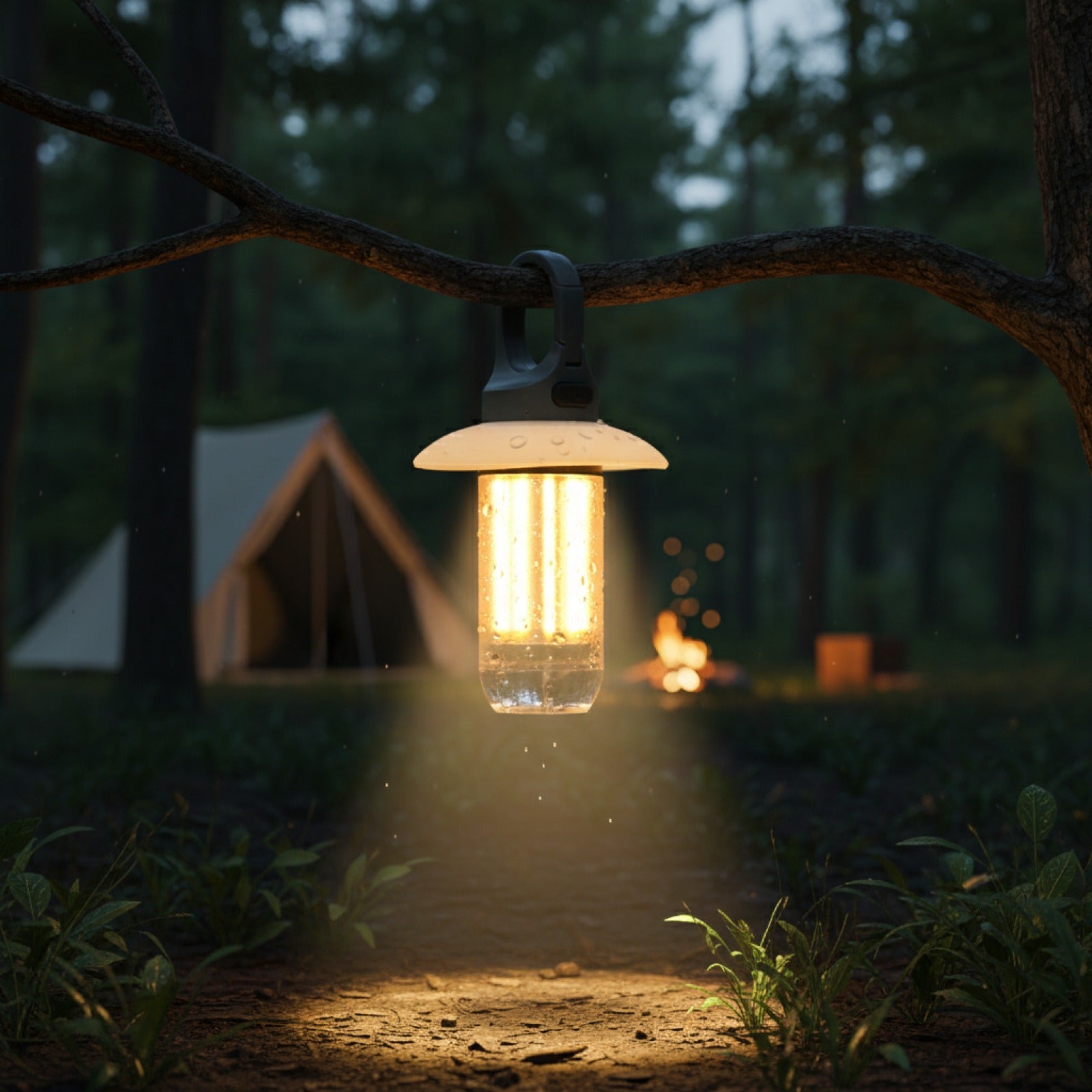 Lampe Torche LED Rechargeable pour Camping et Randonnée - 5 Modes, Super Lumineuse, Portable et Étanche