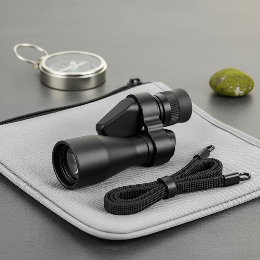 Télescope Monoculaire Haute Définition avec Zoom Puissant - Idéal Chasse, Camping, Pêche