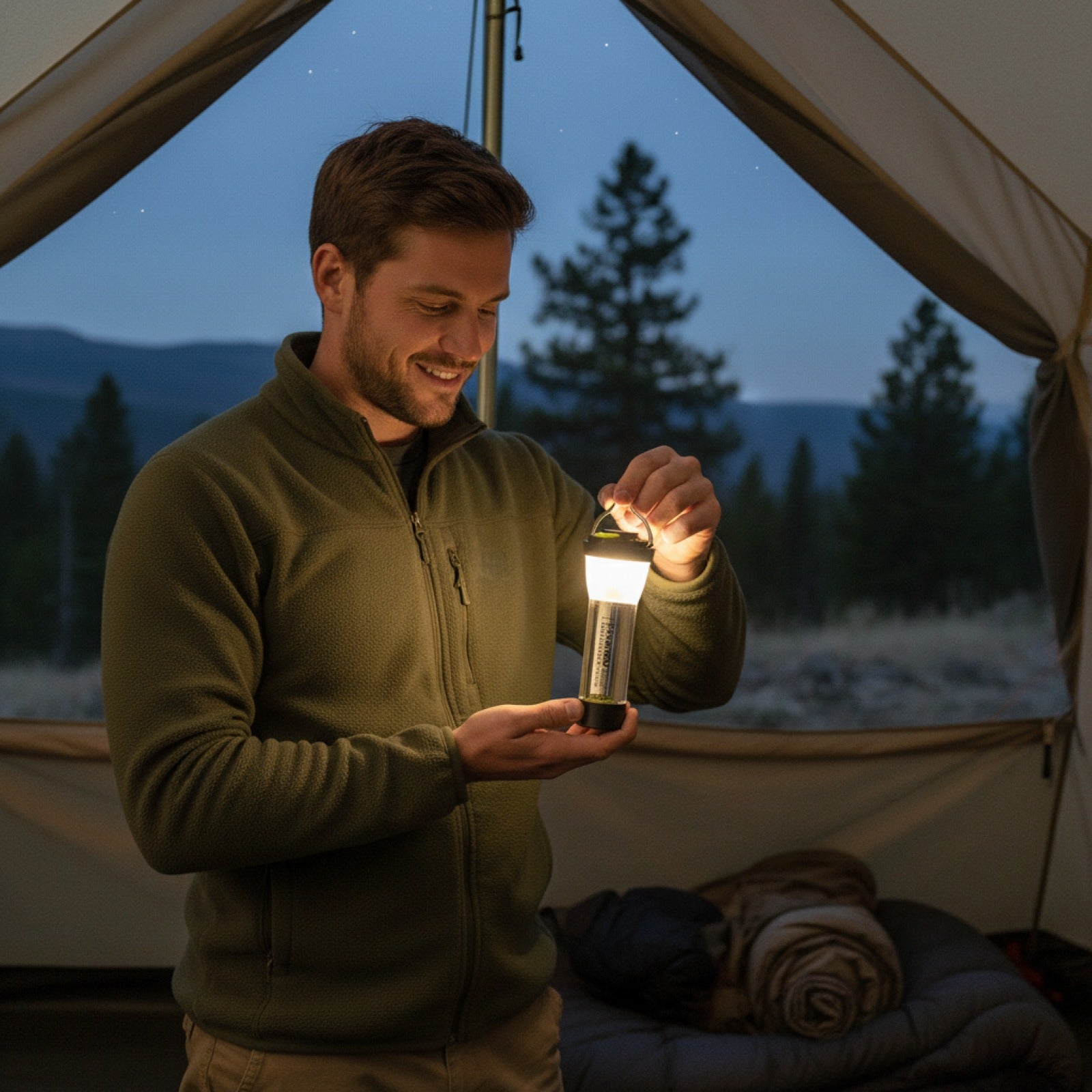 Lampe de Camping LED GZ Lighthouse 3000mAh - Autonomie Longue Durée pour Tente et Randonnée