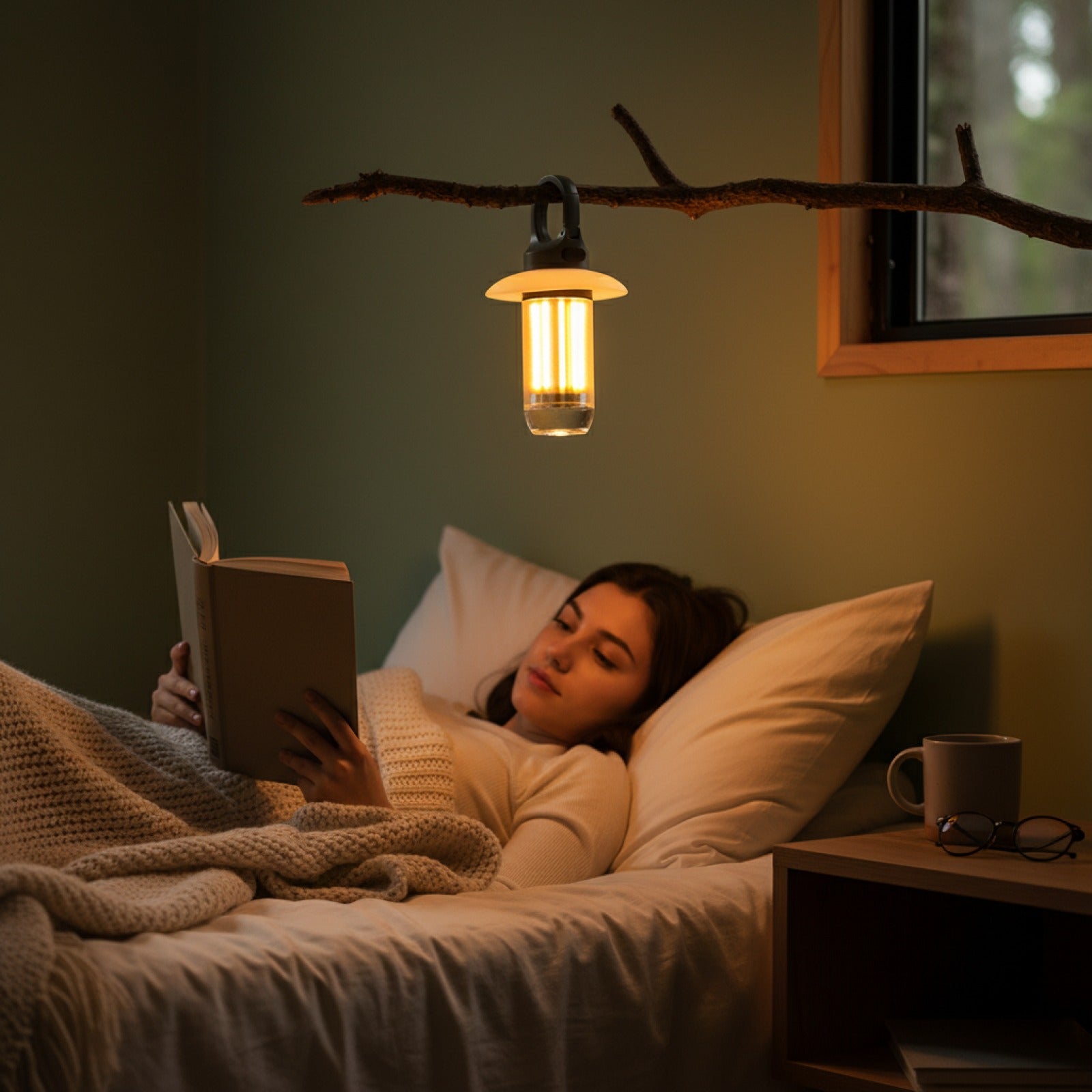 Lampe Torche LED Rechargeable pour Camping et Randonnée - 5 Modes, Super Lumineuse, Portable et Étanche