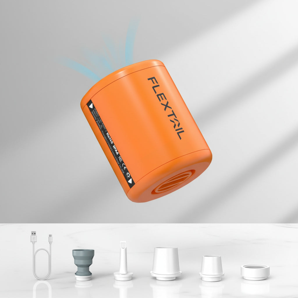 Pompe à air électrique portable FLEXTAIL TINY PUMP 2 / 2X pour matelas, sacs de rangement et plus