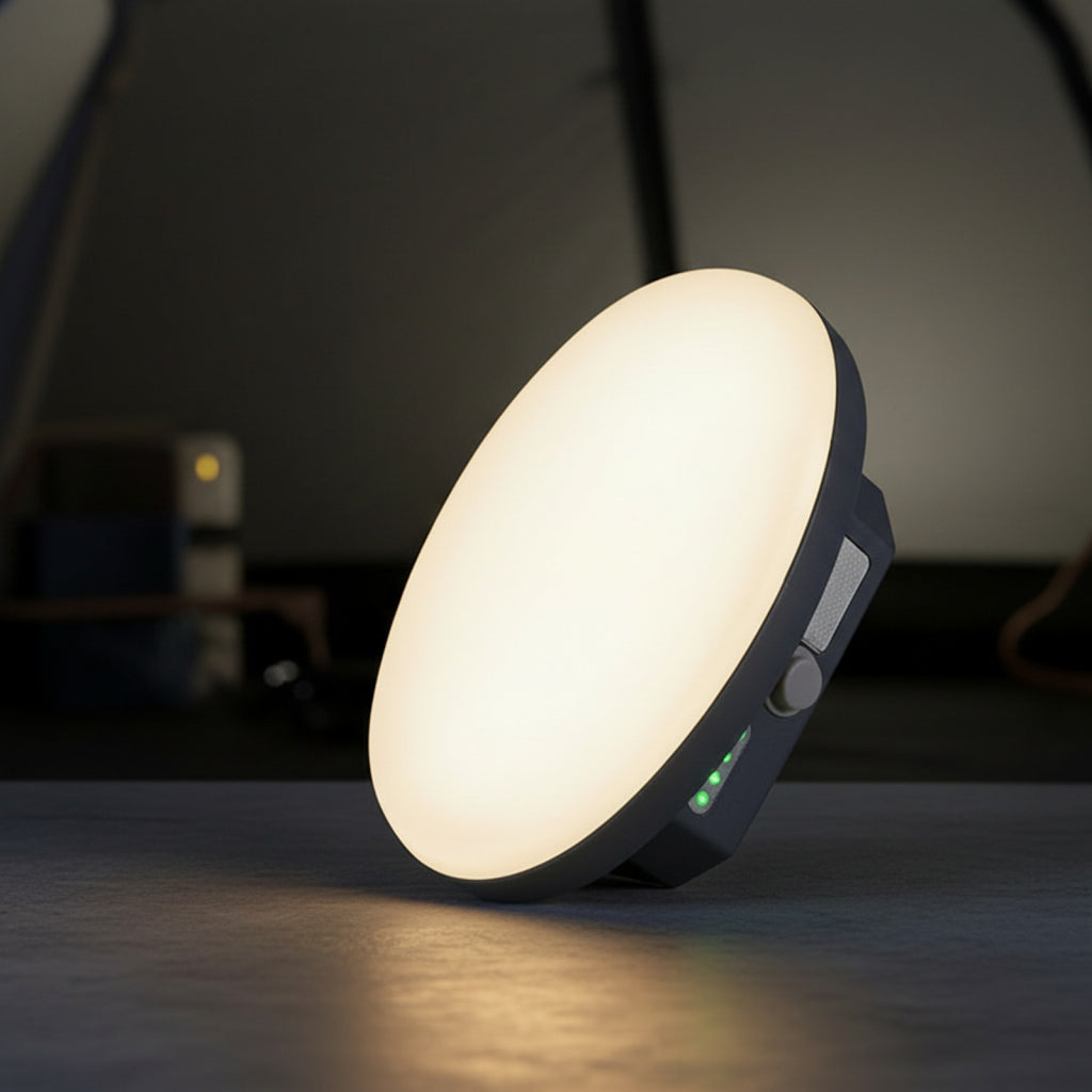 Lampe de Camping MOSLIGHTING 9900mAh : Puissante, Rechargeable et Aimantée
