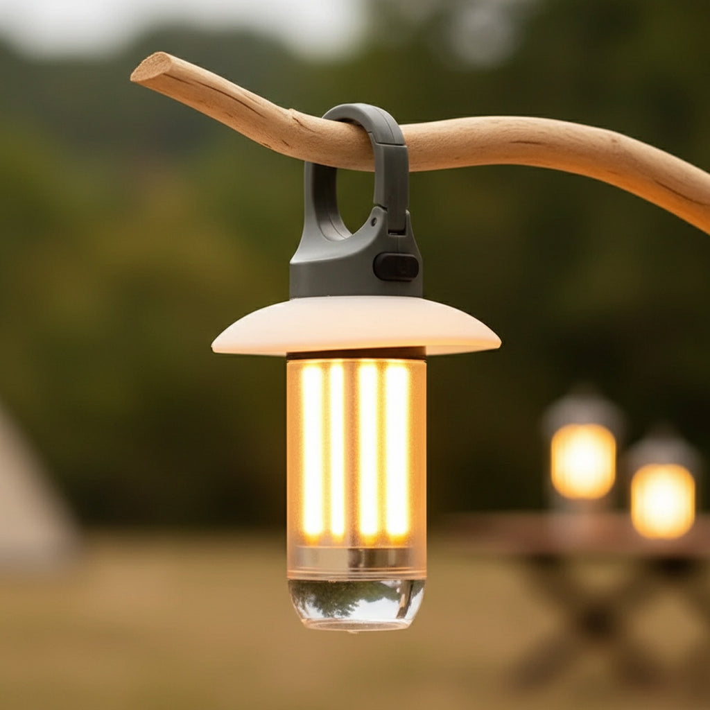 Lampe Torche LED Rechargeable pour Camping et Randonnée - 5 Modes, Super Lumineuse, Portable et Étanche