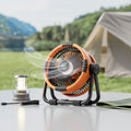 Ventilateur Portable Camping 6-en-1 Rechargeable 20000mAh avec Éclairage LED et Power Bank