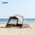 Tente de camping automatique Sonuto 3-4 personnes - Ouverture rapide, anti-UV, idéale pour plage, pêche, pique-nique et voyage