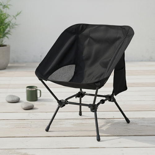 Chaise Pliante de Camping et Pêche Carrée - Légère et Compacte